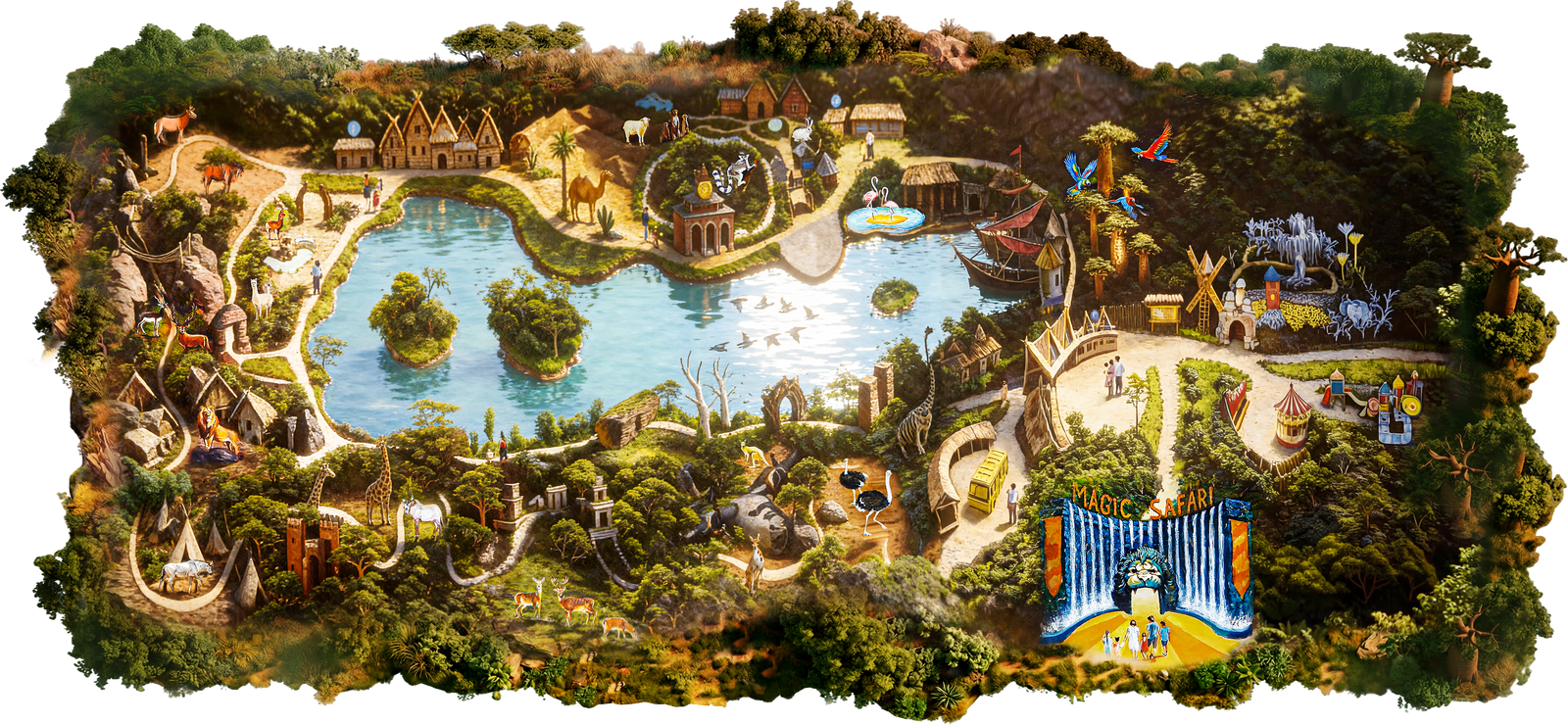 The Park, in Plan